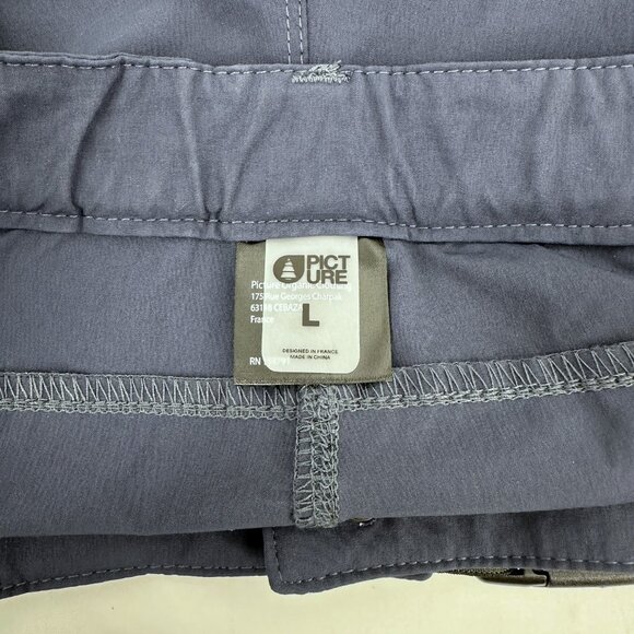 Picture Organic Clothing Women's‎ Camba Stretch Belted Hiking Shorts Navy Large - Picture 6 of 8